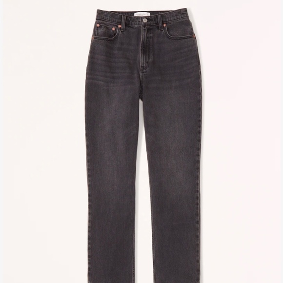 ABERCROMBIE 90S STRAIGHT ULTRA HIGH RISE JEANS - Picture 3 of 4